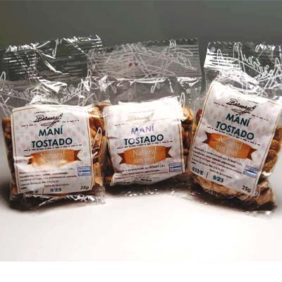 Snacks tostado sin piel