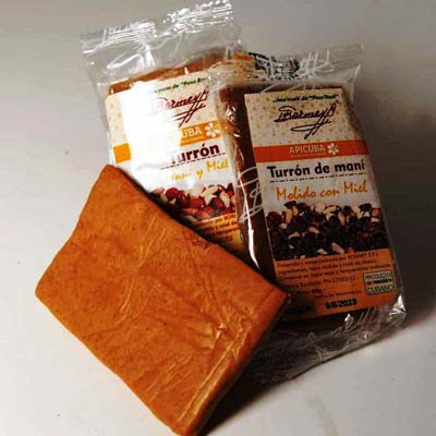 Turrón maní molido con miel