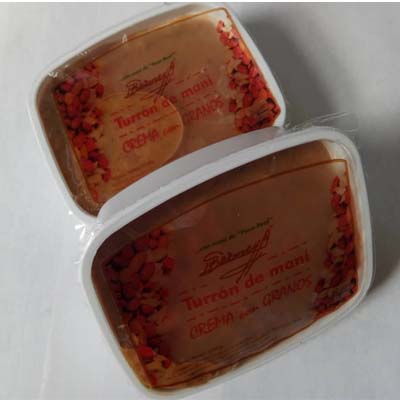 Turrón molido azúcar y granos